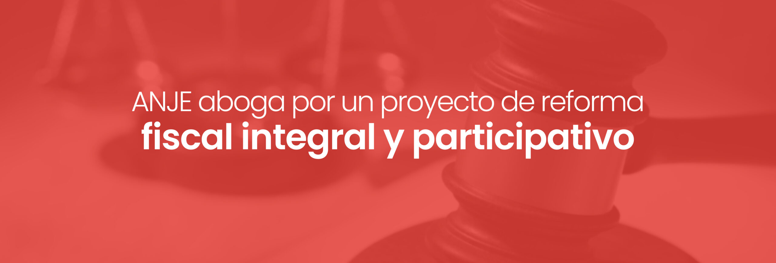 ANJE aboga por un proyecto de reforma fiscal integral y participativo